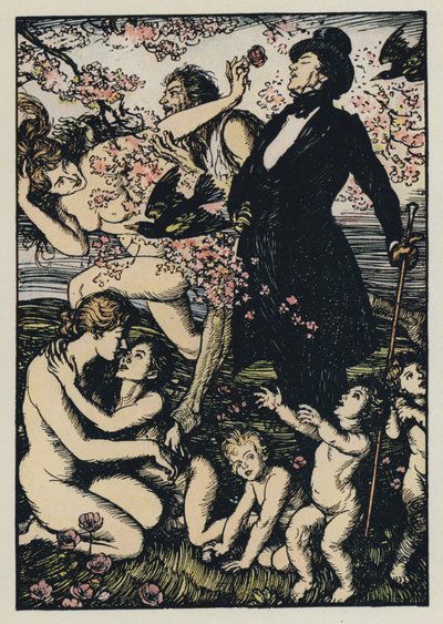 Illustratie voor Tennysons Maud door Edmund Joseph after Sullivan