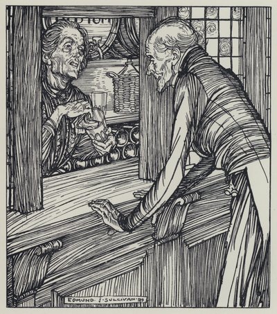 Illustratie voor A Dream of Fair Women and Other Poems door Edmund Joseph after Sullivan