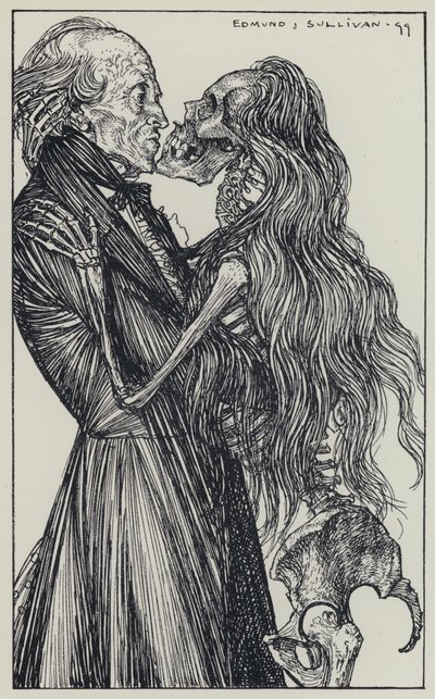 Illustratie voor A Dream of Fair Women and Other Poems door Edmund Joseph after Sullivan