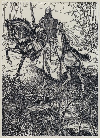 Illustratie voor A Dream of Fair Women and Other Poems door Edmund Joseph after Sullivan