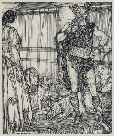 Illustratie voor A Dream of Fair Women and Other Poems door Edmund Joseph after Sullivan