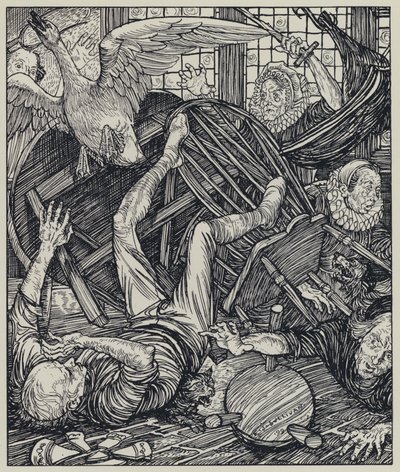 Illustratie voor A Dream of Fair Women and Other Poems door Edmund Joseph after Sullivan