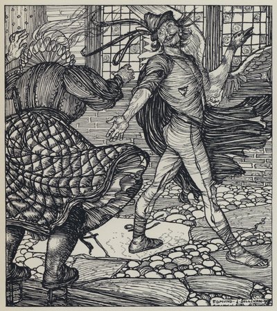 Illustratie voor A Dream of Fair Women and Other Poems door Edmund Joseph after Sullivan