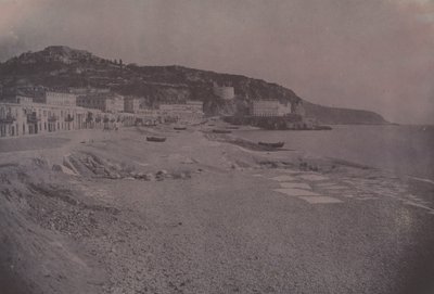 Les Ponchettes in Nice, ca. 1855 (foto) door Edouard-Denis Baldus