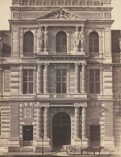 Bibliothèque Imperiale du Louvre, 1856-1857 door Édouard Baldus