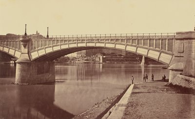 Lyon. Viaduct over de Rhône door Édouard Baldus