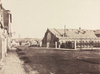Zuidgevel van het Boulogne Treinstation door Édouard Baldus