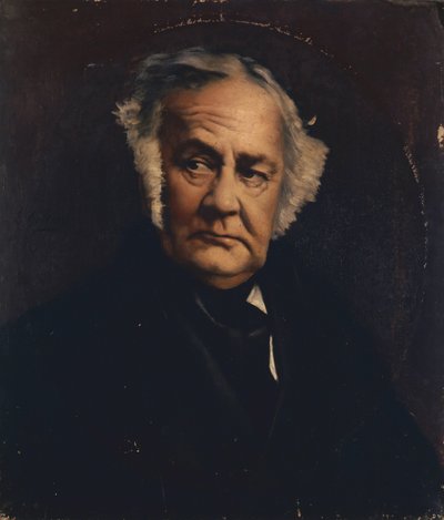 Portret van M. Baleine door Edouard Gelhay