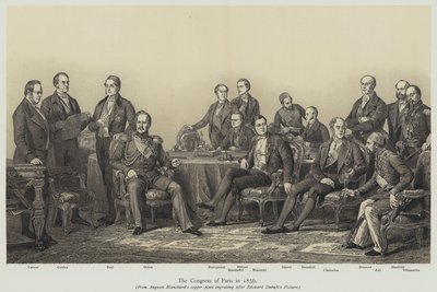 Het Congres van Parijs door Edouard Louis Dubufe