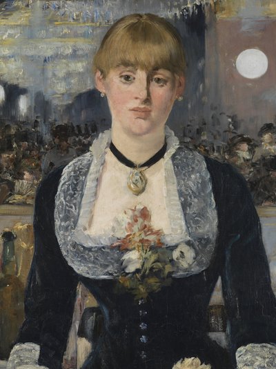 Een bar bij de Folies-Bergère, 1881-82 (detail) door Édouard Manet