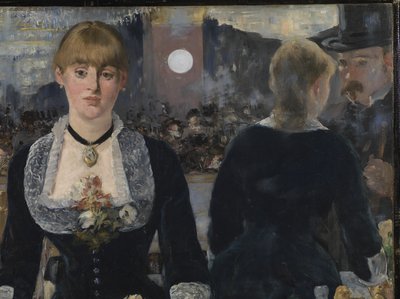 Een bar bij de Folies-Bergère, 1881-82 (detail) door Édouard Manet