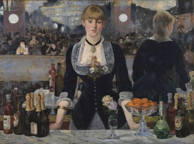 Een bar in de Folies-Bergère, 1881-82 door Édouard Manet
