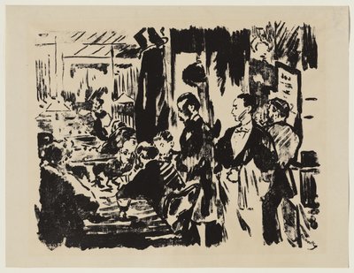 In het café door Édouard Manet