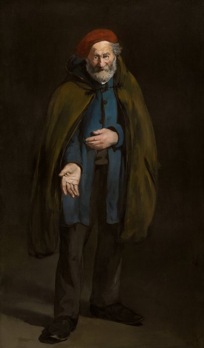 Bedelaar met een Duffle Coat (Filosoof) door Édouard Manet