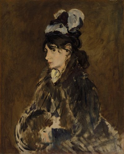Berthe Morisot, c. 1869-73 door Édouard Manet