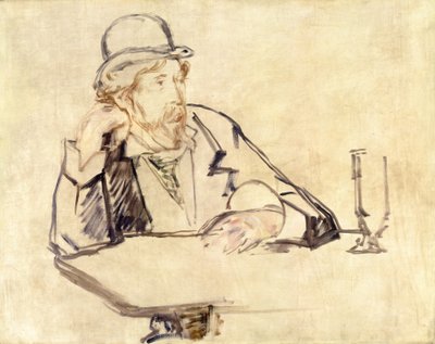 George Moore in het Café door Édouard Manet