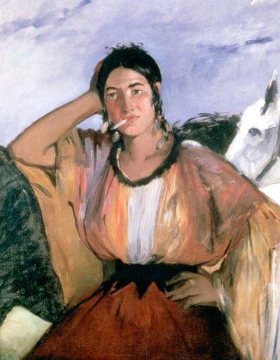Zigeuner met sigaret, 1862 door Édouard Manet