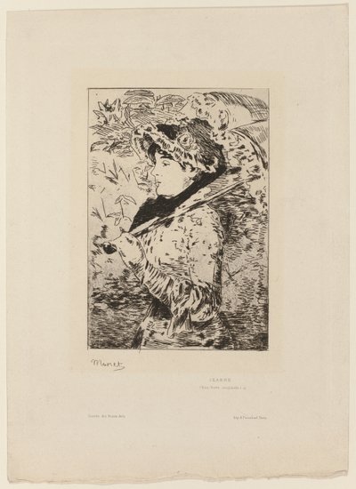 Jeanne (Lente) door Édouard Manet