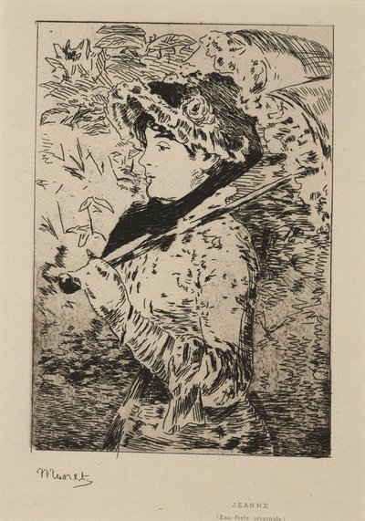 Jeanne: Lente door Édouard Manet