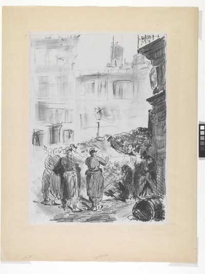 La Barricade door Édouard Manet