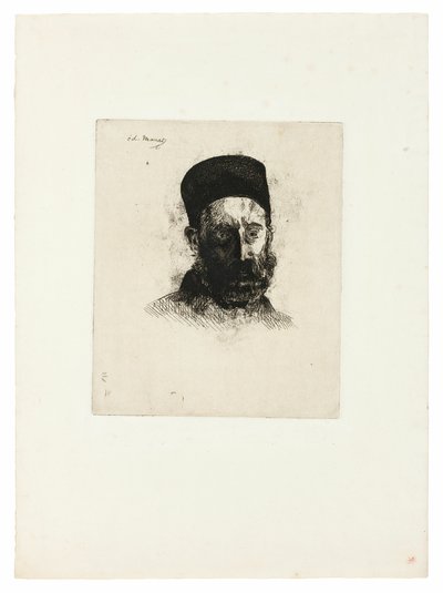 M. Manet (De vader van de kunstenaar) II door Édouard Manet