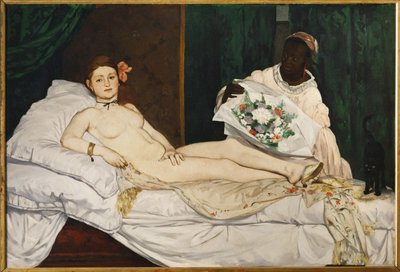 Olympia (olieverf op doek) door Edouard Manet