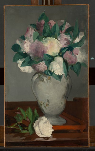 Pioenrozen door Édouard Manet