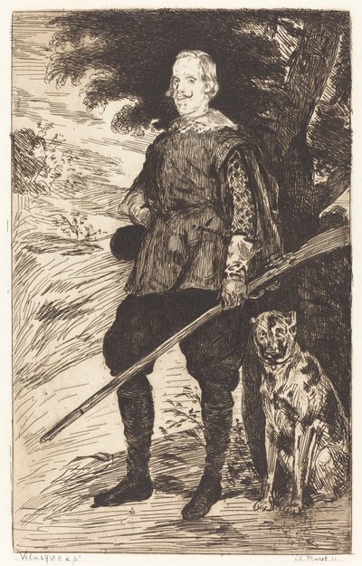 Philip IV, 1862 door Édouard Manet
