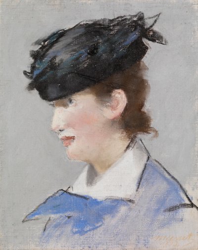 Portret van een Dame, ca. 1882-83 door Édouard Manet