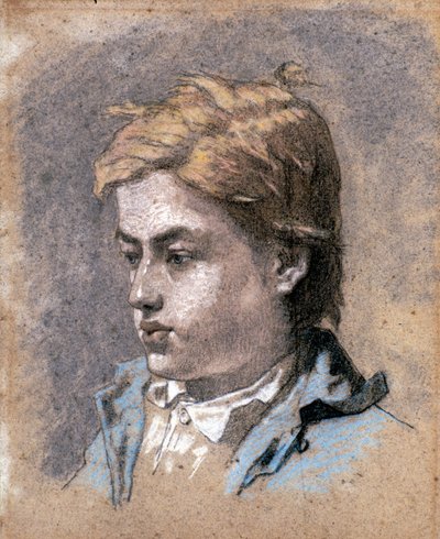 Portret van een jonge man, ca. 1856 door Édouard Manet