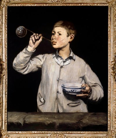 Zeepbellen door Édouard Manet