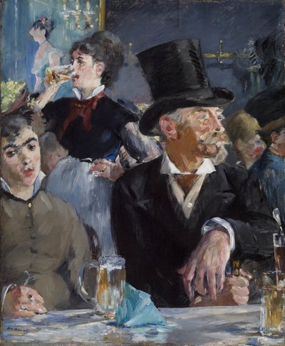 Het café-concert door Édouard Manet