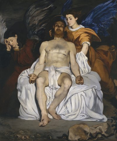 De Dode Christus met Engelen door Édouard Manet