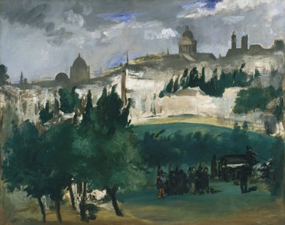 De begrafenis, ca. 1867 door Édouard Manet