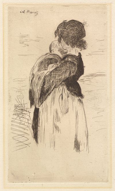 Het kleine meisje door Édouard Manet