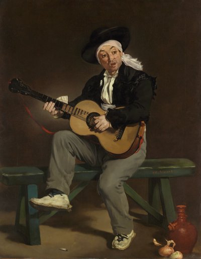 De Spaanse zanger, 1860 door Édouard Manet