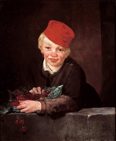 De kersendief door Édouard Manet