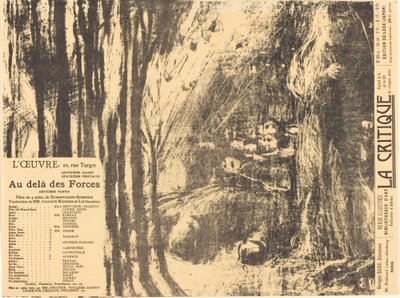Au-delà des forces humaines door Edouard Vuillard