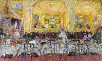 Café Wepler, ca. 1908-10, herwerkt in 1912 door Edouard Vuillard