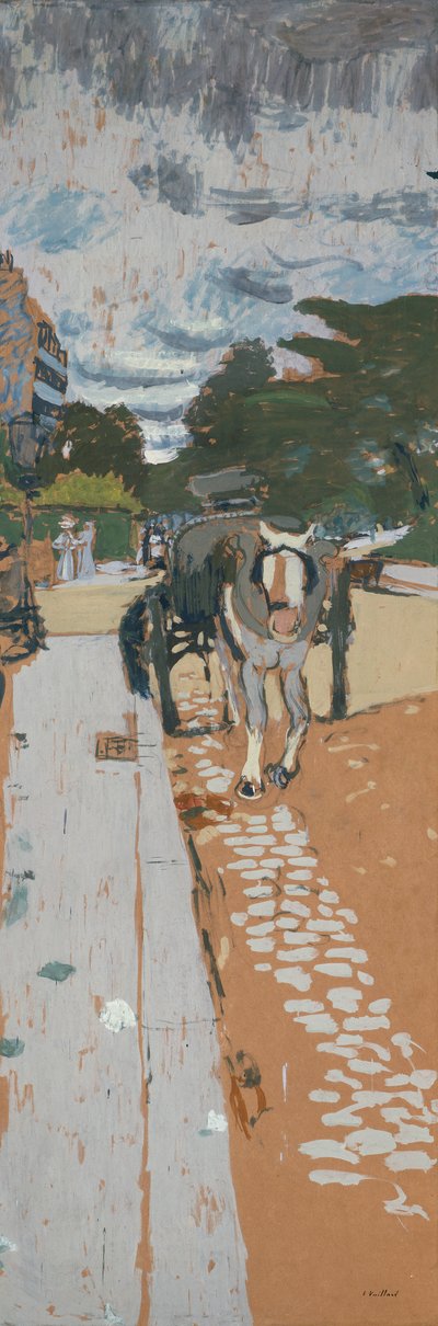 De Besproeiingswagen door Edouard Vuillard