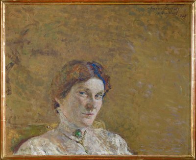 Portret van de actrice Suzanne Desprez door Edouard Vuillard