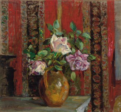 Rozen in een kan door Edouard Vuillard