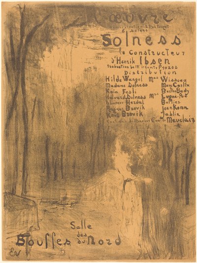 Solness der Baumeister door Edouard Vuillard