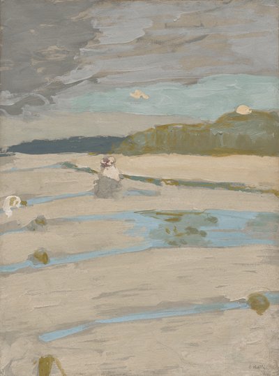 Het Strand bij Saint-Jacut door Edouard Vuillard