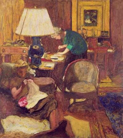De Boekmaker door Edouard Vuillard