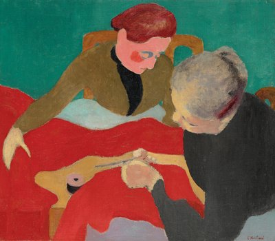 De Naaisters; Les couturieres, 1890 door Edouard Vuillard
