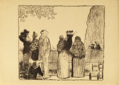 De Tuilerieën, 1895 door Edouard Vuillard