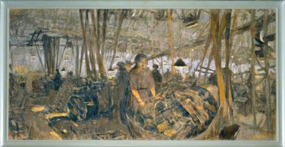 Wapenfabriek in Lyon: de torens door Edouard Vuillard