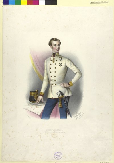 Keizer van Oostenrijk Franz Joseph I door Eduard Kaiser