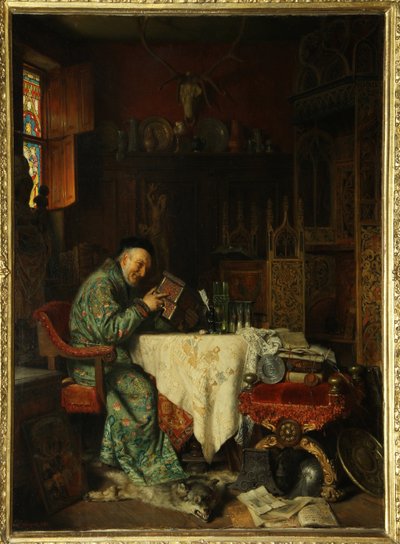De verzamelaar door Eduard von Grutzner